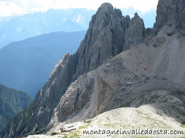 verso il rifugio carducci